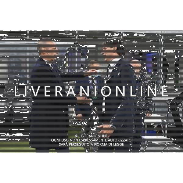 Massimiliano Allegri allenatore Juventus e Simone Inzaghi allenatore Inter Inter vs Juventus Campionato Serie A TIM - 9a giornata Milano 24-10-2021 Stadio Giuseppe Meazza - San Siro foto Roberto Garavaglia/ag. Aldo Liverani sas / AGENZIA ALDO LIVERANI SAS