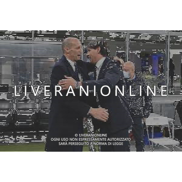 Massimiliano Allegri allenatore Juventus e Simone Inzaghi allenatore Inter Inter vs Juventus Campionato Serie A TIM - 9a giornata Milano 24-10-2021 Stadio Giuseppe Meazza - San Siro foto Roberto Garavaglia/ag. Aldo Liverani sas / AGENZIA ALDO LIVERANI SAS