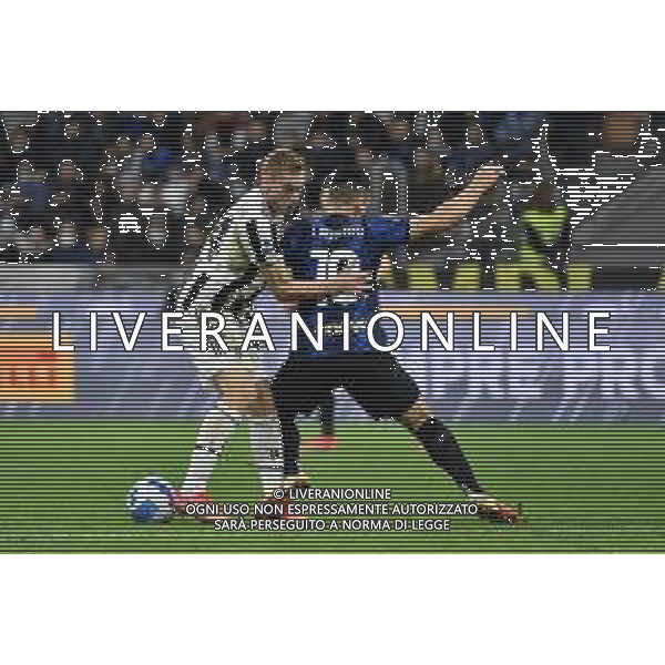 Dejan Kulusevski (Juventus) e Lautaro Martinez (Inter) Inter vs Juventus Campionato Serie A TIM - 9a giornata Milano 24-10-2021 Stadio Giuseppe Meazza - San Siro foto Roberto Garavaglia/ag. Aldo Liverani sas / AGENZIA ALDO LIVERANI SAS