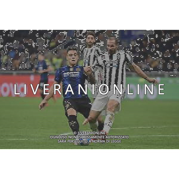 Lautaro Martinez (Inter) e Giorgio Chiellini (Juventus) Inter vs Juventus Campionato Serie A TIM - 9a giornata Milano 24-10-2021 Stadio Giuseppe Meazza - San Siro foto Roberto Garavaglia/ag. Aldo Liverani sas / AGENZIA ALDO LIVERANI SAS