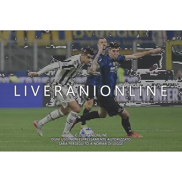 Alvaro Morata (Juventus) e Alessandro Bastoni (Inter) Inter vs Juventus Campionato Serie A TIM - 9a giornata Milano 24-10-2021 Stadio Giuseppe Meazza - San Siro foto Roberto Garavaglia/ag. Aldo Liverani sas / AGENZIA ALDO LIVERANI SAS