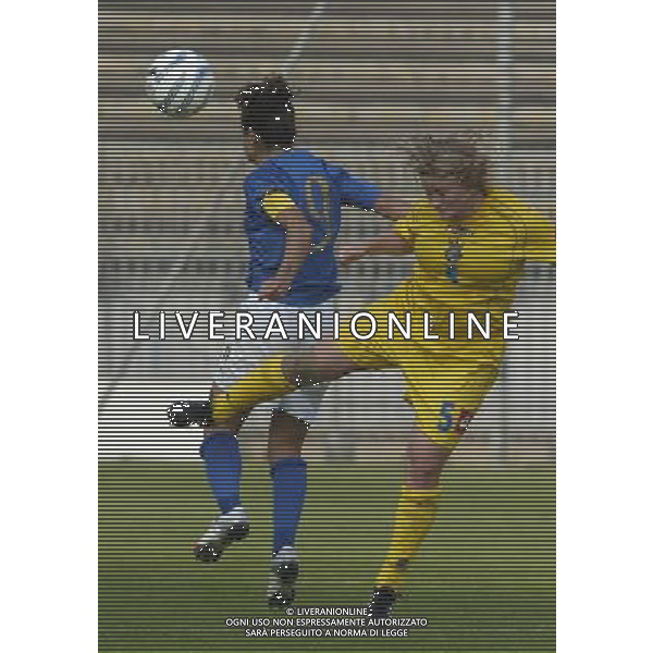 Monza 24/09/2005 Campionato Del Mondo Femminile Qualificazioni Italia-Ucraina 3-1 nella foto: Panico Patrizia e Zhoanova Natalya foto Danilo Recalcati /Ag.Aldo Liverani