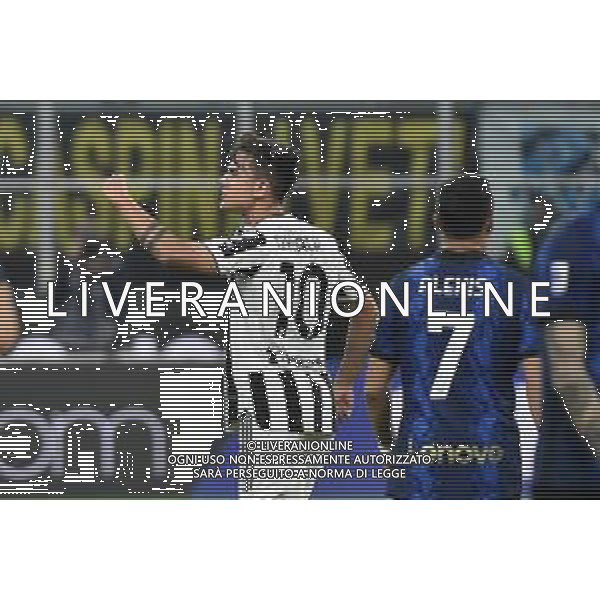 Paulo Dybala (Juventus) esulta dopo il gol dell\'1 a 1 Inter vs Juventus Campionato Serie A TIM - 9a giornata Milano 24-10-2021 Stadio Giuseppe Meazza - San Siro foto Roberto Garavaglia/ag. Aldo Liverani sas / AGENZIA ALDO LIVERANI SAS