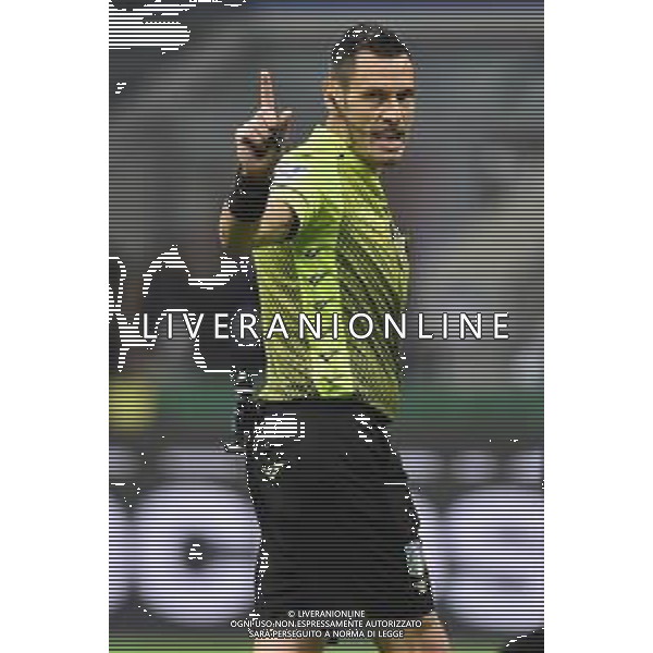 l\'arbitro Maurizio Mariani di Aprilia (Roma) Inter vs Juventus Campionato Serie A TIM - 9a giornata Milano 24-10-2021 Stadio Giuseppe Meazza - San Siro foto Roberto Garavaglia/ag. Aldo Liverani sas