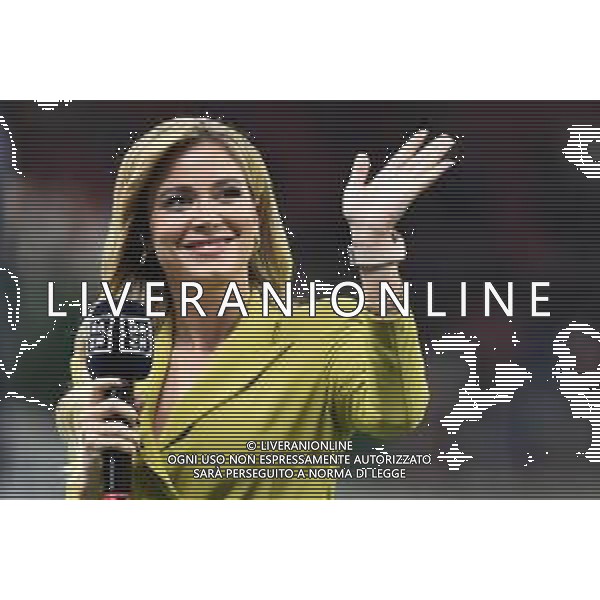 Diletta Leotta giornalista di DAZN Inter vs Juventus Campionato Serie A TIM - 9a giornata Milano 24-10-2021 Stadio Giuseppe Meazza - San Siro foto Roberto Garavaglia/ag. Aldo Liverani sas