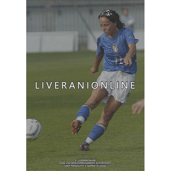 Monza 24/09/2005 Campionato Del Mondo Femminile Qualificazioni Italia-Ucraina 3-1 nella foto: Zorri Tatiana gol su punizione 1-1 foto Danilo Recalcati /Ag.Aldo Liverani