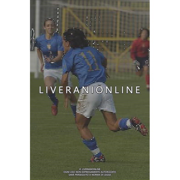 Monza 24/09/2005 Campionato Del Mondo Femminile Qualificazioni Italia-Ucraina 3-1 nella foto: Zorri Tatiana esulta dopo il gol 1-1 foto Danilo Recalcati /Ag.Aldo Liverani