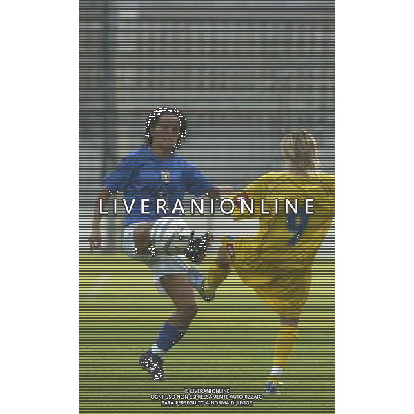 Monza 24/09/2005 Campionato Del Mondo Femminile Qualificazioni Italia-Ucraina 3-1 nella foto: Zorri Tatiana e Dyatel Vira foto Danilo Recalcati /Ag.Aldo Liverani