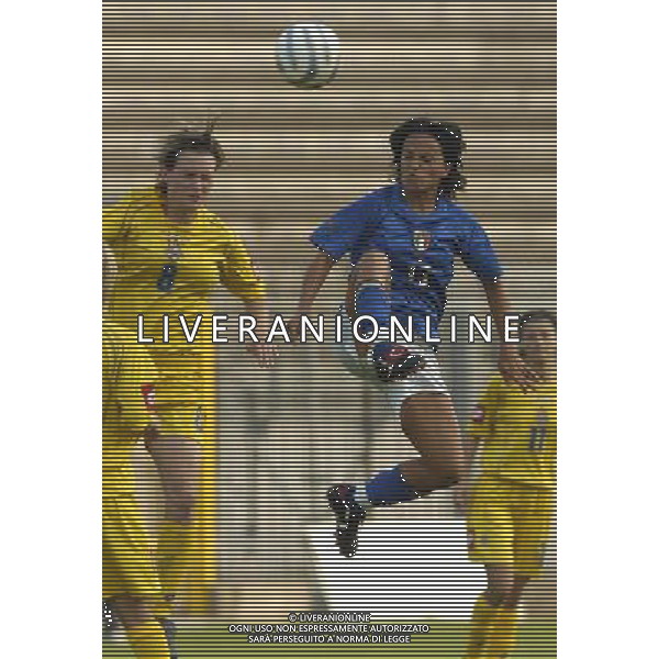 Monza 24/09/2005 Campionato Del Mondo Femminile Qualificazioni Italia-Ucraina 3-1 nella foto: Zorri Tatiana e Zinchenko natalya foto Danilo Recalcati /Ag.Aldo Liverani