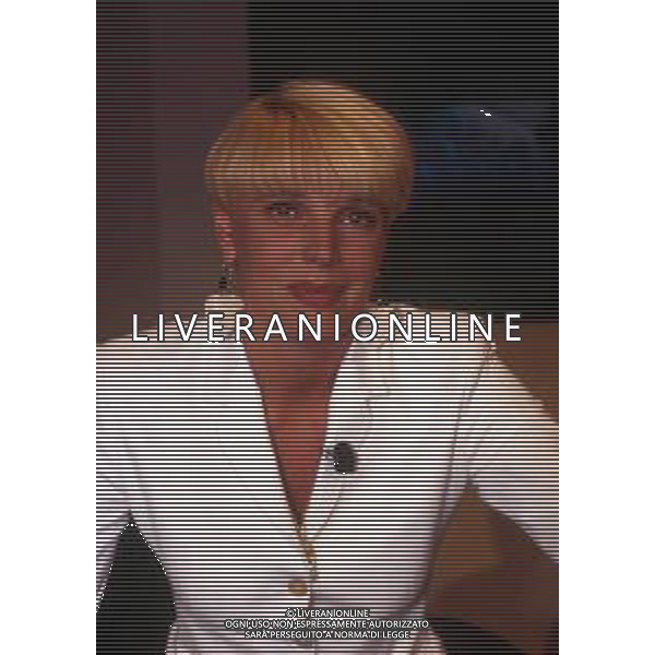 RETROSPETTIVA ROBERTA TERMALI CONDUTTRICE TELEVISIVA NELLA FOTO ROBERTA TERMALI AG ALDO LIVERANI SAS