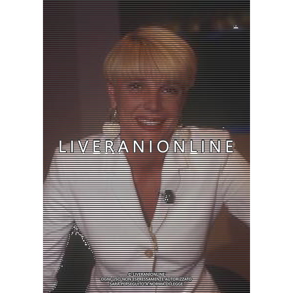 RETROSPETTIVA ROBERTA TERMALI CONDUTTRICE TELEVISIVA NELLA FOTO ROBERTA TERMALI AG ALDO LIVERANI SAS