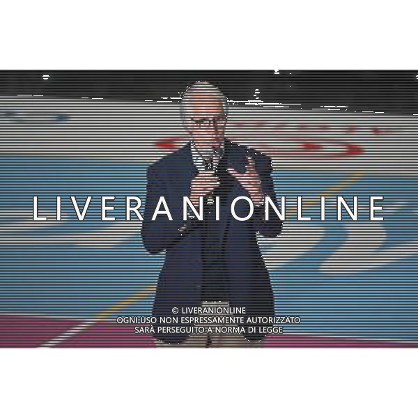 ¬© TVRG WEmbrace Sport nella foto Giovanni Malago\' presidente del CONI Milano 25-10-2021 WEmbrace Sport evento presso l\'Allianz Cloud PalaLido che mette di fronte in gara campioni olimpici e paralimpici di diverse discipline sportive foto Roberto Garavaglia/ag. Aldo Liverani sas/ AGENZIA ALDO LIVERANI SAS