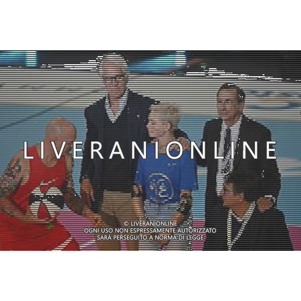 ¬© TVRG WEmbrace Sport nella foto Bebe Vio con Giovanni Malago\', il sindaco Giuseppe Sala e Luca Pancalli Milano 25-10-2021 WEmbrace Sport evento presso l\'Allianz Cloud PalaLido che mette di fronte in gara campioni olimpici e paralimpici di diverse discipline sportive foto Roberto Garavaglia/ag. Aldo Liverani sas/ AGENZIA ALDO LIVERANI SAS