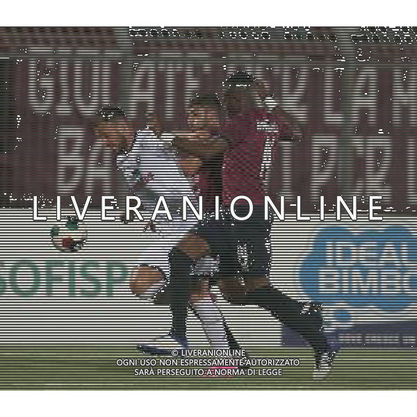 PONTEDERA vs REGGIANA CAMPIONATO CALCIO SERIE C LEGA PRO 25.10.2021 NELLA FOTO DAVIDE GUGLIELMOTTI E BAKAYOKO ABOUBAKAR ©SANTANDREA / AGENZIA ALDO LIVERANI SAS