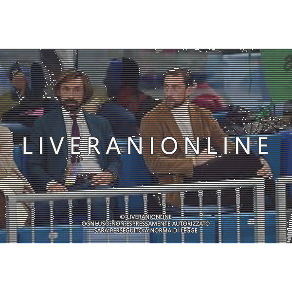 ¬© TVRG WEmbrace Sport nella foto Andrea Pirlo e Claudio Marchisio Milano 25-10-2021 WEmbrace Sport evento presso l\'Allianz Cloud PalaLido che mette di fronte in gara campioni olimpici e paralimpici di diverse discipline sportive foto Roberto Garavaglia/ag. Aldo Liverani sas/ AGENZIA ALDO LIVERANI SAS