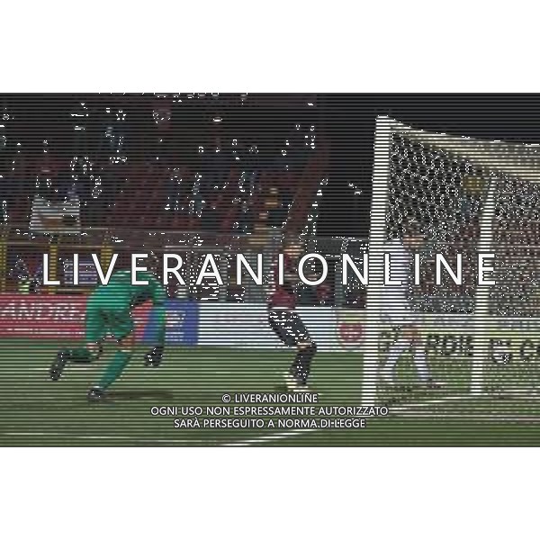 PONTEDERA vs REGGIANA CAMPIONATO CALCIO SERIE C LEGA PRO 25.10.2021 NELLA FOTO IL GOL DI LUCA ZAMPARO ©SANTANDREA / AGENZIA ALDO LIVERANI SAS
