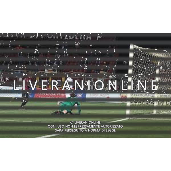 PONTEDERA vs REGGIANA CAMPIONATO CALCIO SERIE C LEGA PRO 25.10.2021 NELLA FOTO IL GOL DI LUCA ZAMPARO ©SANTANDREA / AGENZIA ALDO LIVERANI SAS