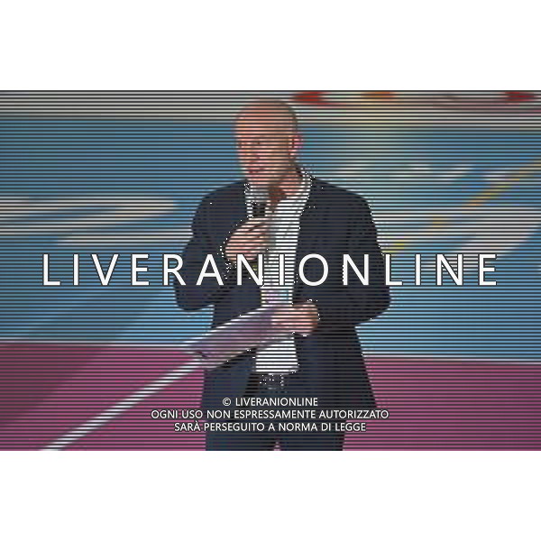 ¬© TVRG WEmbrace Sport nella foto Ruggero Vio papa\' di Bebe Vio Milano 25-10-2021 WEmbrace Sport evento presso l\'Allianz Cloud PalaLido che mette di fronte in gara campioni olimpici e paralimpici di diverse discipline sportive foto Roberto Garavaglia/ag. Aldo Liverani sas/ AGENZIA ALDO LIVERANI SAS