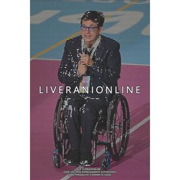 ¬© TVRG WEmbrace Sport nella foto Luca Pancalli presidete del Comitato Italiano Paralimpico Milano 25-10-2021 WEmbrace Sport evento presso l\'Allianz Cloud PalaLido che mette di fronte in gara campioni olimpici e paralimpici di diverse discipline sportive foto Roberto Garavaglia/ag. Aldo Liverani sas/ AGENZIA ALDO LIVERANI SAS