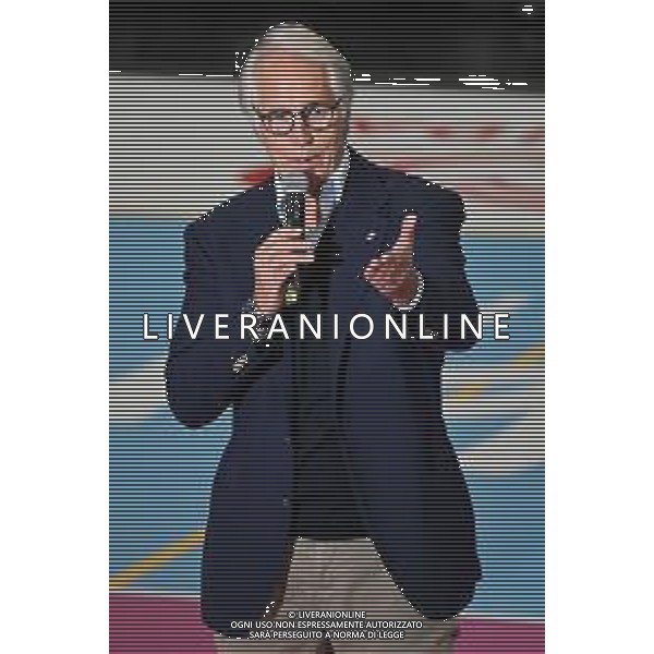© TVRG WEmbrace Sport nella foto Giovanni Malago\' presidente del CONI Milano 25-10-2021 WEmbrace Sport evento presso l\'Allianz Cloud PalaLido che mette di fronte in gara campioni olimpici e paralimpici di diverse discipline sportive foto Roberto Garavaglia/ag. Aldo Liverani sas/ AGENZIA ALDO LIVERANI SAS