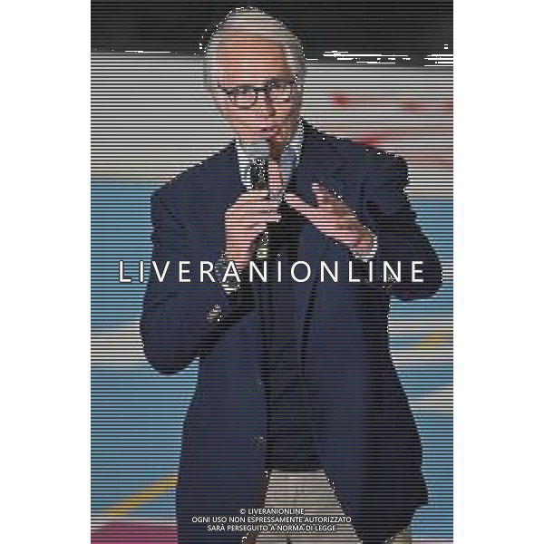 ¬© TVRG WEmbrace Sport nella foto Giovanni Malago\' presidente del CONI Milano 25-10-2021 WEmbrace Sport evento presso l\'Allianz Cloud PalaLido che mette di fronte in gara campioni olimpici e paralimpici di diverse discipline sportive foto Roberto Garavaglia/ag. Aldo Liverani sas/ AGENZIA ALDO LIVERANI SAS