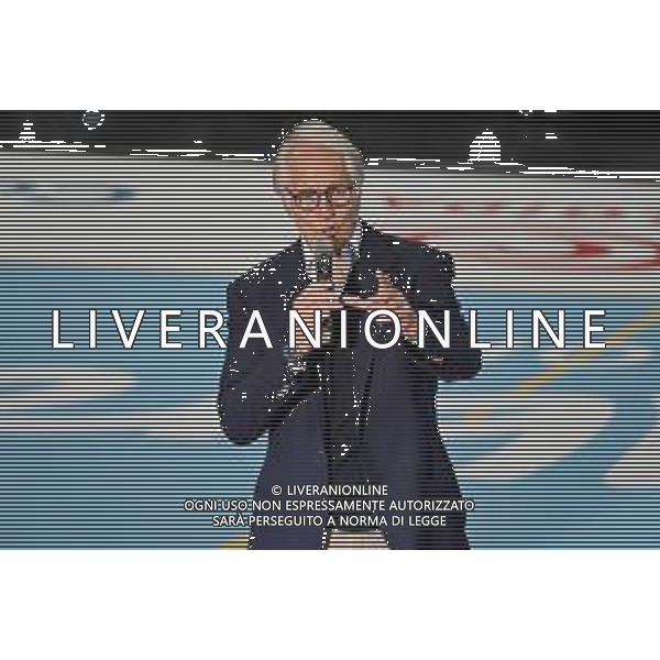 ¬© TVRG WEmbrace Sport nella foto Giovanni Malago\' presidente del CONI Milano 25-10-2021 WEmbrace Sport evento presso l\'Allianz Cloud PalaLido che mette di fronte in gara campioni olimpici e paralimpici di diverse discipline sportive foto Roberto Garavaglia/ag. Aldo Liverani sas/ AGENZIA ALDO LIVERANI SAS