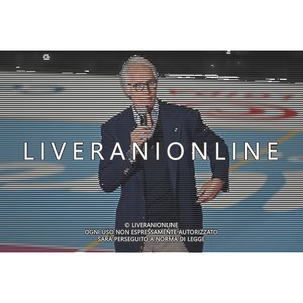 ¬© TVRG WEmbrace Sport nella foto Giovanni Malago\' presidente del CONI Milano 25-10-2021 WEmbrace Sport evento presso l\'Allianz Cloud PalaLido che mette di fronte in gara campioni olimpici e paralimpici di diverse discipline sportive foto Roberto Garavaglia/ag. Aldo Liverani sas/ AGENZIA ALDO LIVERANI SAS