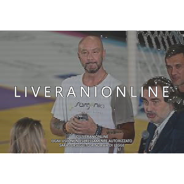 ¬© TVRG WEmbrace Sport nella foto Walter Zenga Milano 25-10-2021 WEmbrace Sport evento presso l\'Allianz Cloud PalaLido che mette di fronte in gara campioni olimpici e paralimpici di diverse discipline sportive foto Roberto Garavaglia/ag. Aldo Liverani sas/ AGENZIA ALDO LIVERANI SAS