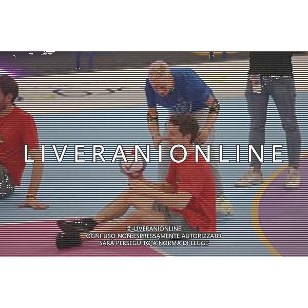 ¬© TVRG WEmbrace Sport nella foto Bebe Vio con Filippo Tortu Milano 25-10-2021 WEmbrace Sport evento presso l\'Allianz Cloud PalaLido che mette di fronte in gara campioni olimpici e paralimpici di diverse discipline sportive foto Roberto Garavaglia/ag. Aldo Liverani sas/ AGENZIA ALDO LIVERANI SAS