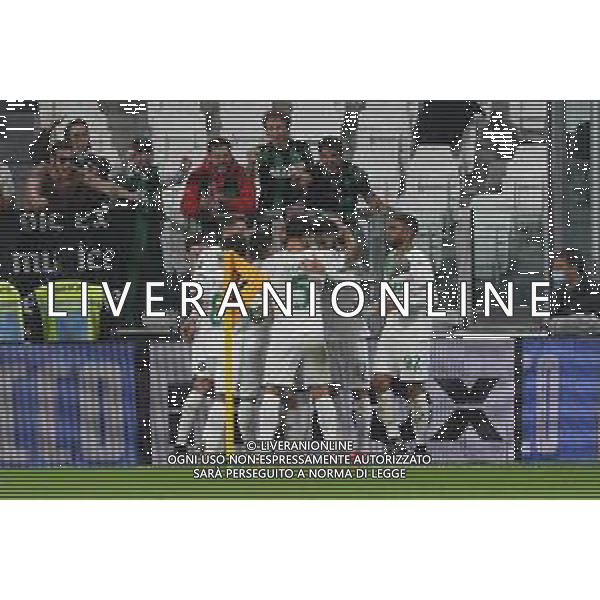 Torino 17.10.2021 Stadio Allianz Stadium ©Alessandro Falzone/Agenzia Aldo Liverani Juventus vs Sassuolo Serie A Tim 2021/2022 Nella foto : ESULTANZA GOL DI FRATTESI ©FALZONE / AGENZIA ALDO LIVERANI SAS