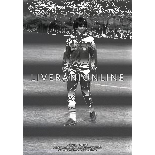 1980 APPIANO GENTILE ALLENAMENTO INTER PROVINO DEL GIOCATORE BUGRE NELLA FOTO BUGRE NELL\'ANNO 1981 AG ALDO LIVERANI SAS