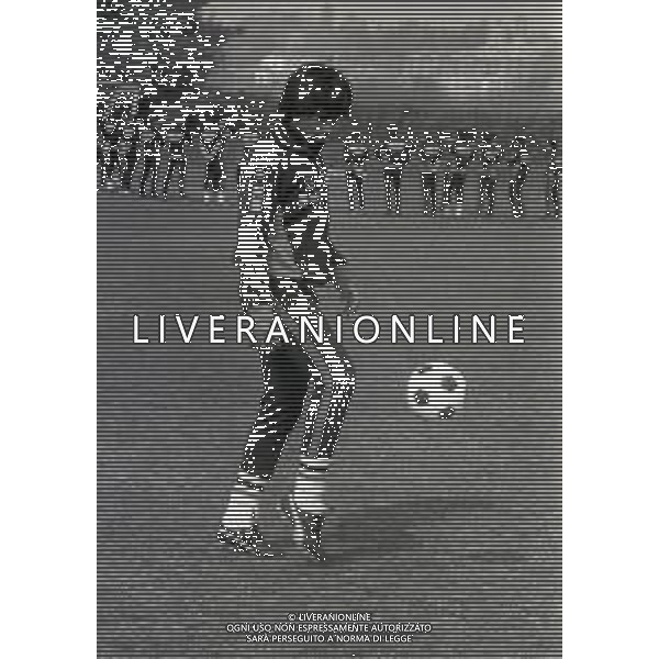 1980 APPIANO GENTILE ALLENAMENTO INTER PROVINO DEL GIOCATORE BUGRE NELLA FOTO BUGRE NELL\'ANNO 1981 AG ALDO LIVERANI SAS