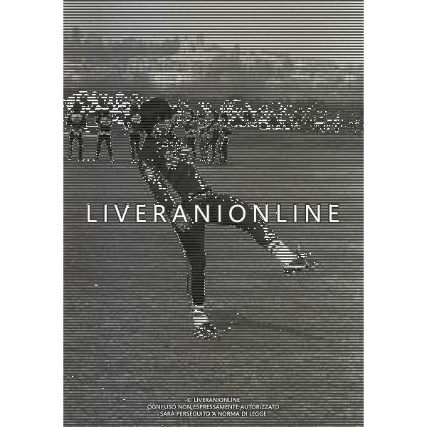 1980 APPIANO GENTILE ALLENAMENTO INTER PROVINO DEL GIOCATORE BUGRE NELLA FOTO BUGRE NELL\'ANNO 1981 AG ALDO LIVERANI SAS