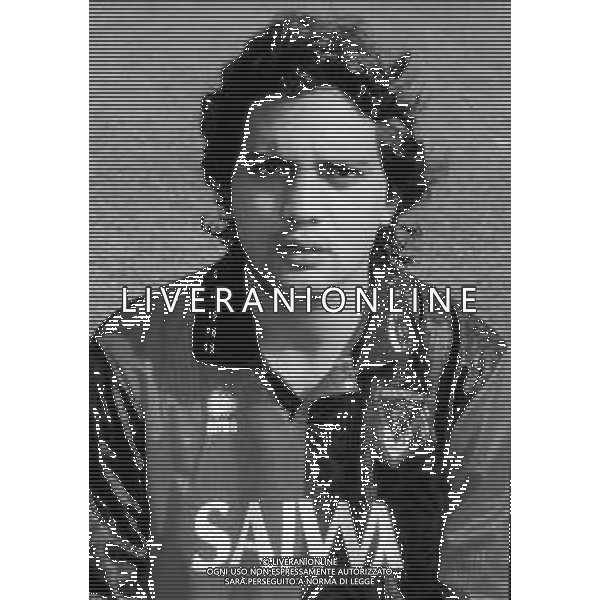 RETROSPETTIVA CLAUDIO BRANCO CALCIATORE NELLA FOTO CLAUDIO BRANCO CON LA MAGLIA DEL GENOA CALCIO AG ALDO LIVERANI SAS
