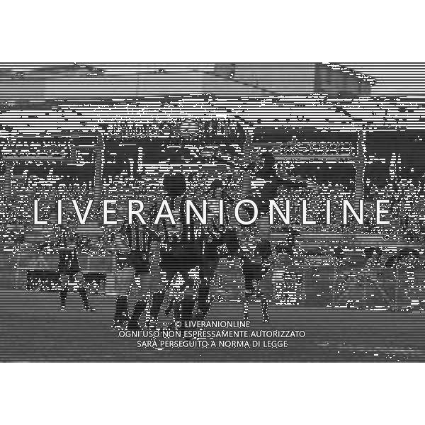 08-05-1983 COMO CAMPIONATO DI CALCIO SERIE B COMO-FOGGIA 0-0 NELLA FOTO AZIONE DI GIOCO AG ALDO LIVERANI SAS