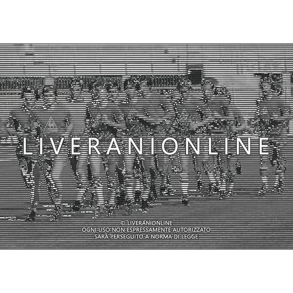 1981 ALLENAMENTO NAZIONALE ITALIANA DI CALCIO NELLA FOTO ALLENAMENTO NAZIONALE ITALIANA AG ALDO LIVERANI SAS