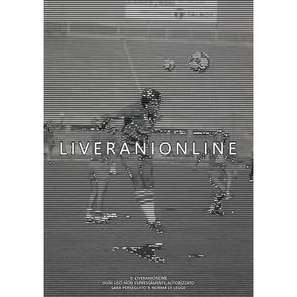 1981 ALLENAMENTO NAZIONALE ITALIANA DI CALCIO NELLA FOTO GAETANO SCIREA AG ALDO LIVERANI SAS