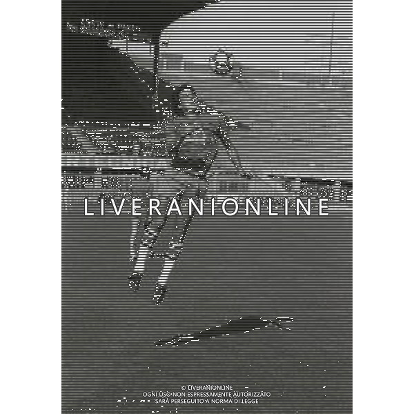 1981 ALLENAMENTO NAZIONALE ITALIANA DI CALCIO NELLA FOTO GAETANO SCIREA AG ALDO LIVERANI SAS
