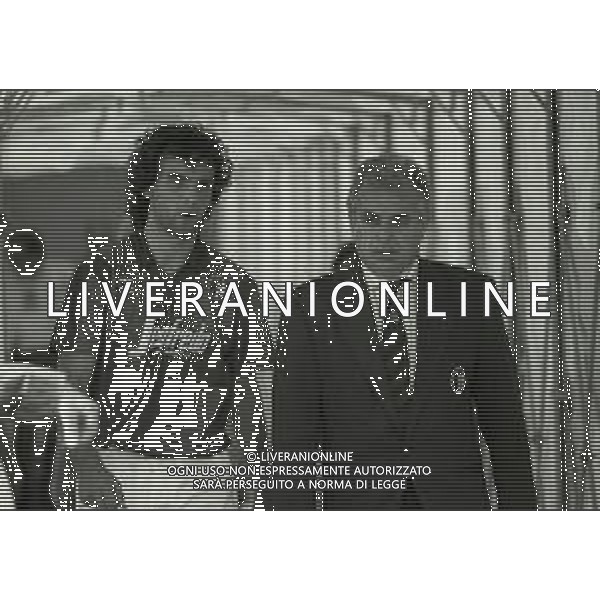 21-05-1989 BOLOGNA-CAMPIONATO DI CALCIO SERIE A BOLOGNA-INTER 0-6 NELLA FOTO STEPHANE DEMOL E GINO PIVATELLI ALLENATORE BOLOGNA AG ALDO LIVERANI SAS