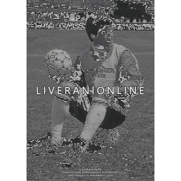 1987 MILANELLO ALLENAMENTO MILAN CALCIO NELLA FOTO CLAUDIO BORGHI NELL\'ANNO 1987 IN ALLENAMENTO A MILANELLO AG ALDO LIVERANI SAS