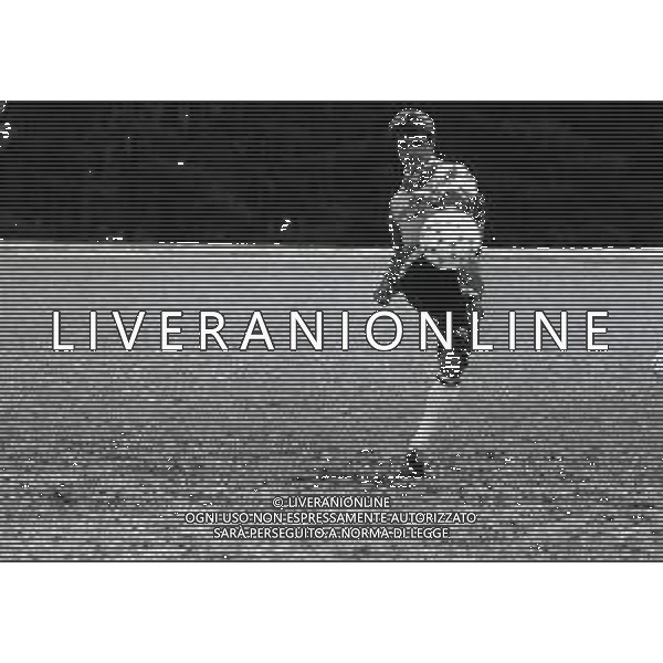 1987 MILANELLO ALLENAMENTO MILAN CALCIO NELLA FOTO CLAUDIO BORGHI NELL\'ANNO 1987 IN ALLENAMENTO A MILANELLO AG ALDO LIVERANI SAS