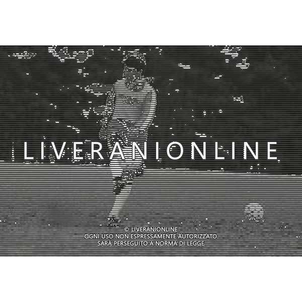 1987 MILANELLO ALLENAMENTO MILAN CALCIO NELLA FOTO CLAUDIO BORGHI NELL\'ANNO 1987 IN ALLENAMENTO A MILANELLO AG ALDO LIVERANI SAS