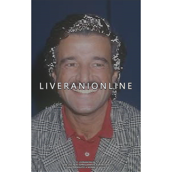 RETROSPETTIVA CHRISTIAN DE SICA ATTORE NELLA FOTO CHRISTIAN DE SICA NELL\'ANNO 1987 A TERRAZZA MARTINI ALLA PRESENTAZIONE DEL FILM“ BELLI FRESCHI“ AG ALDO LIVERANI SAS 
