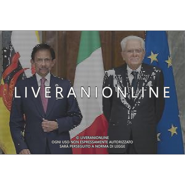 Roma - Il Presidente della Repubblica Sergio Mattarella con S.M Haji Hassanal Bolkiah, Sultano del Brunei Darussalam, oggi 29 ottobre 2021. (Foto di Paolo Giandotti - Ufficio per la Stampa e la Comunicazione della Presidenza della Repubblica) AG ALDO LIVERANI SAS