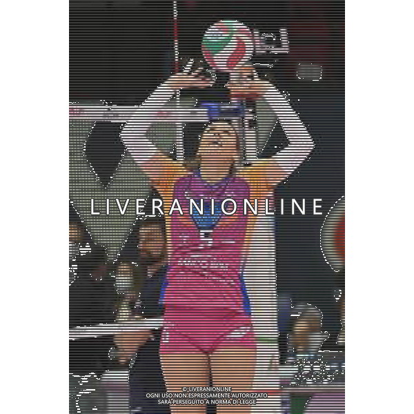 © TVRG Jennifer Boldini (Monza) Vero Volley Monza vs Prosecco DOC Imoco Volley Conegliano Campionato Serie A1 femminile - 5a giornata Monza 30-10-2021 Arena di Monza foto Roberto Garavaglia/ag. Aldo Liverani sas /AGENZIA ALDO LIVERANI SAS