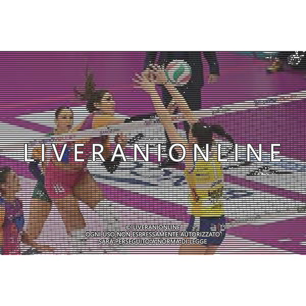 © TVRG Katerina Zakchaiou (Monza) Vero Volley Monza vs Prosecco DOC Imoco Volley Conegliano Campionato Serie A1 femminile - 5a giornata Monza 30-10-2021 Arena di Monza foto Roberto Garavaglia/ag. Aldo Liverani sas /AGENZIA ALDO LIVERANI SAS