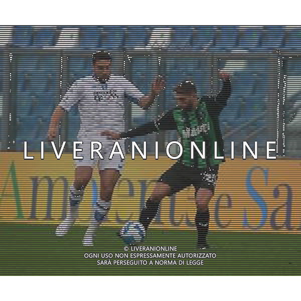 SASSUOLO - EMPOLI CAMPIONATO CALCIO SERIE A TIM 31.10.2021 NELLA FOTO DOMENICO BERARDI E RICCARDO MARCHIZZA ©SANTANDREA/AGENZIA ALDO LIVERANI SAS
