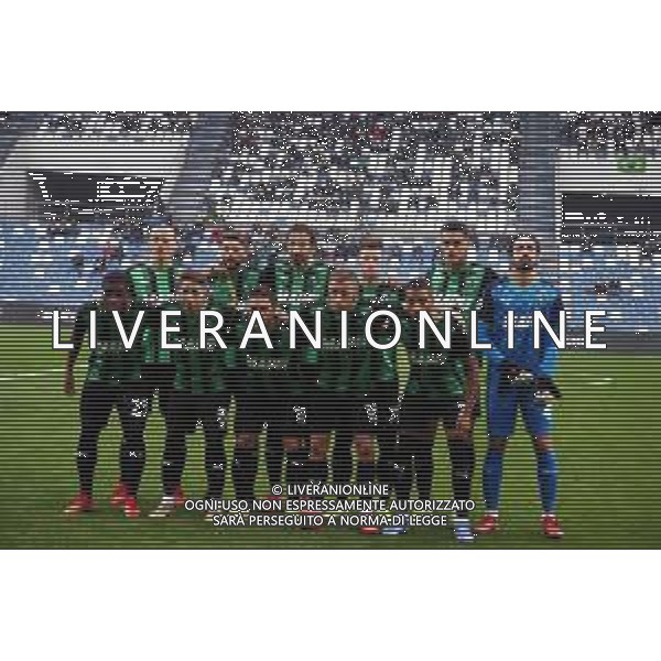 SASSUOLO - EMPOLI CAMPIONATO CALCIO SERIE A TIM 31.10.2021 NELLA FOTO FORMAZIONE SASSUOLO ©SANTANDREA/AGENZIA ALDO LIVERANI SAS