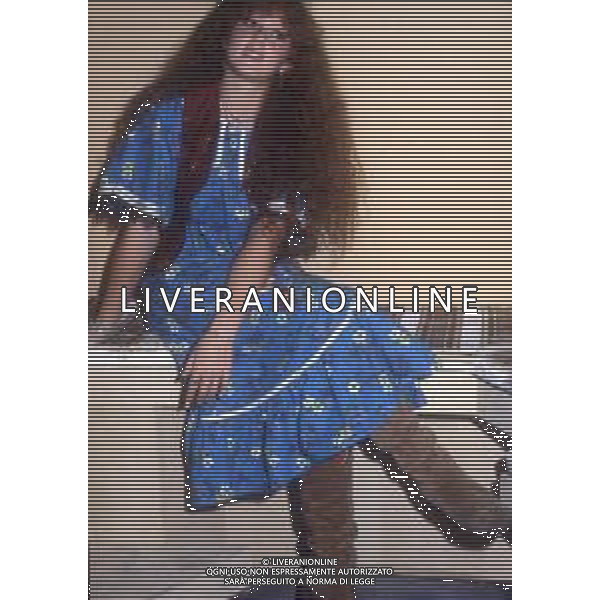 RETROSPETTIVA EDY ANGELLILLO ATTRICE NELLA FOTO EDY ANGELILLO A MILANO NELL\'ANNO 1981 AG ALDO LIVERANI SAS