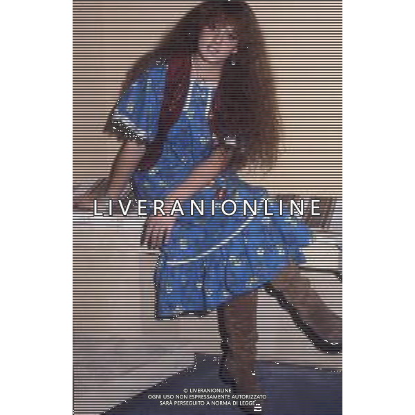RETROSPETTIVA EDY ANGELLILLO ATTRICE NELLA FOTO EDY ANGELILLO A MILANO NELL\'ANNO 1981 AG ALDO LIVERANI SAS